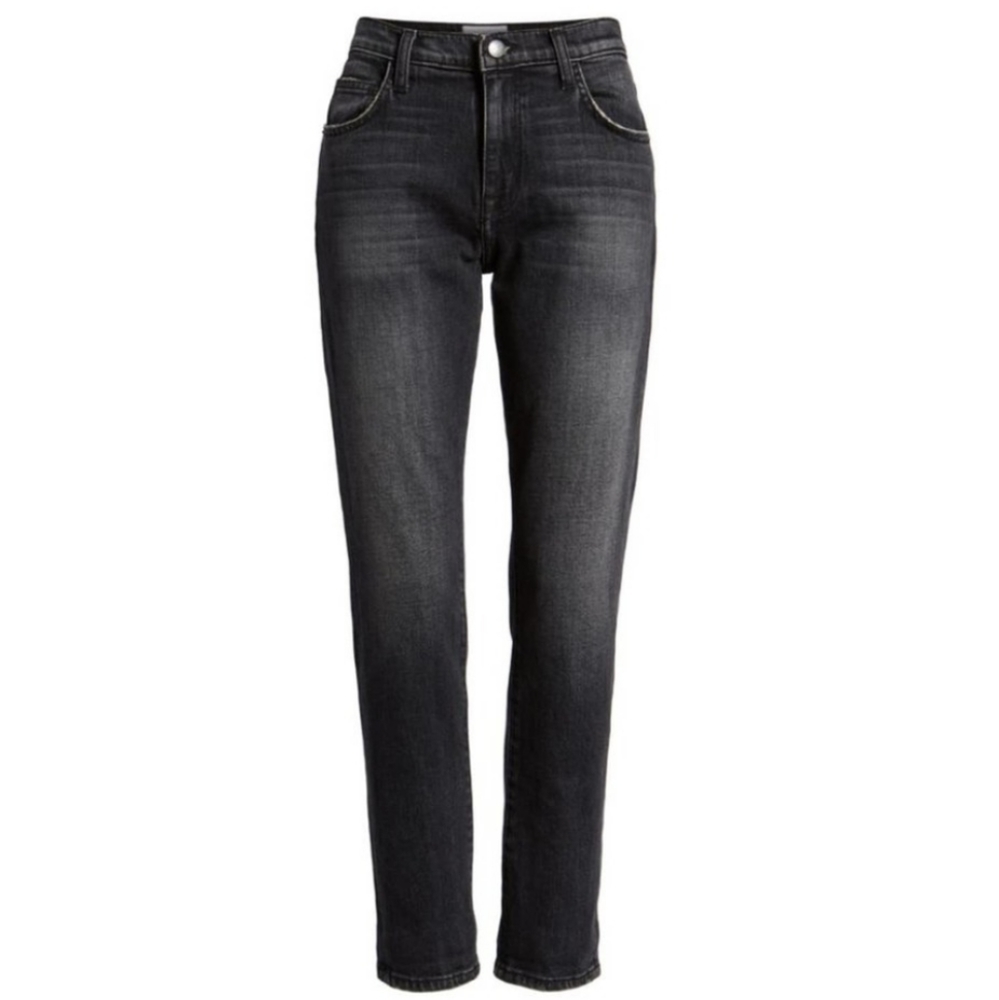 Current Elliott The Fling Highrise Jean in Torpedo Black Size 28